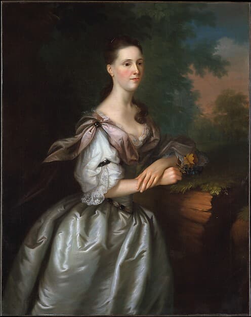 Mrs. Samuel Cutts, by Joseph Blackburn
