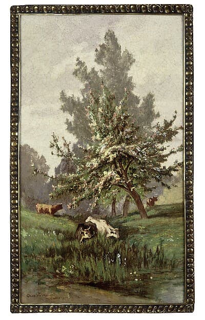 Plaque, by Charles Volkmar