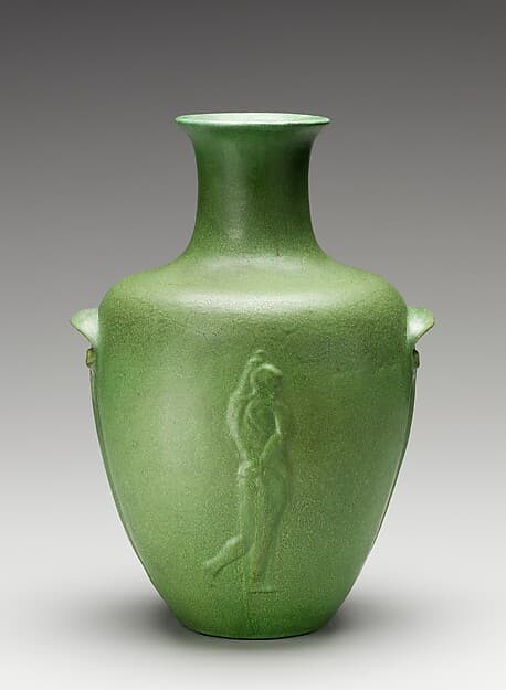 Vase, by Grueby Pottery