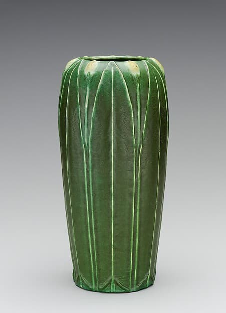 Vase, by Grueby Pottery