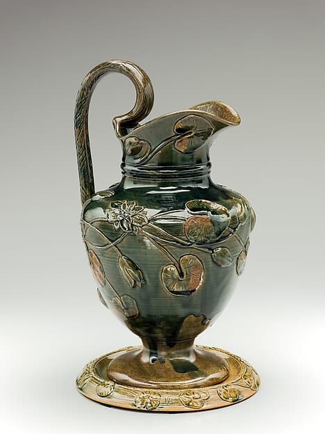 Ewer on stand, by Chelsea Keramic Art Works