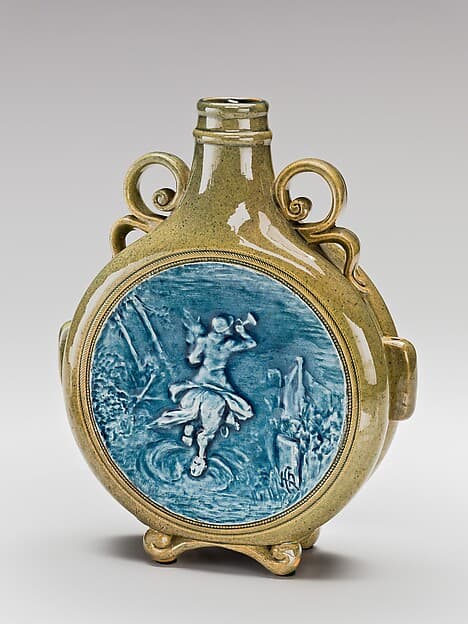 Pilgrim flask, by Chelsea Keramic Art Works