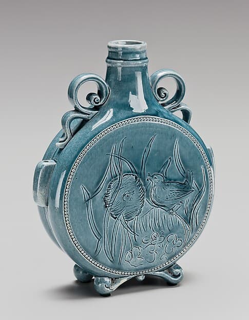 Pilgrim flask, by Chelsea Keramic Art Works