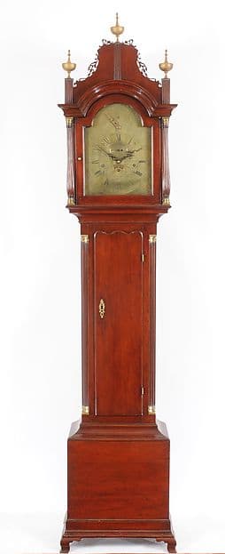 Eight-Day Tall Case Clock with Musical Movement, by Daniel Burnap
