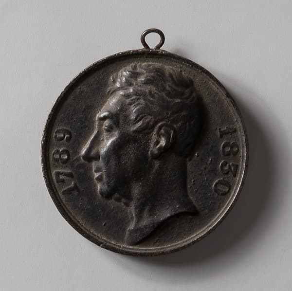 Medal of the Marquis de Lafayette, by Jacques Edouard Gatteaux