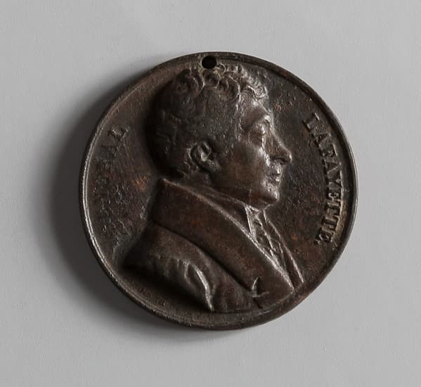 Medal of the Marquis de Lafayette, by François Augustin Caunois