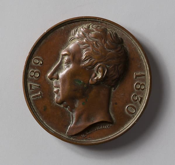 Medal of the Marquis de Lafayette, by Jacques Edouard Gatteaux