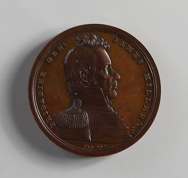 Medal of Brigadier General James Miller, by Moritz Fürst
