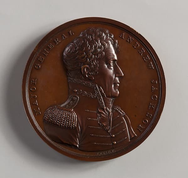 Medal of Major General Andrew Jackson, by Moritz Fürst