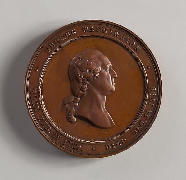 Medal of the Inauguration of the Washington Cabinet of Medals, by Anthony Paquet
