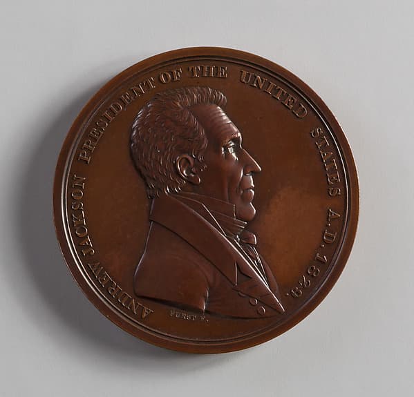 Medal of Andrew Jackson, by Moritz Fürst