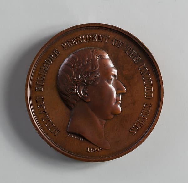 Medal of Millard Fillmore, by Salathiel Ellis