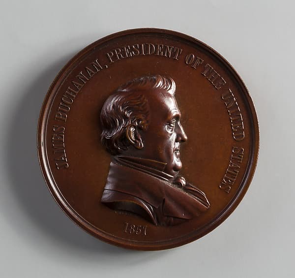 Medal of James Buchanan, by Salathiel Ellis
