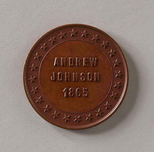 Token of Andrew Johnson
