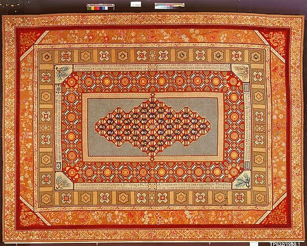 Needlepoint carpet
