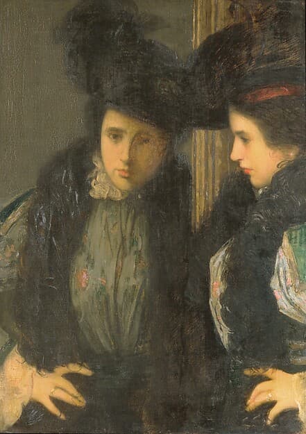 The Green Bodice, by Julian Alden Weir