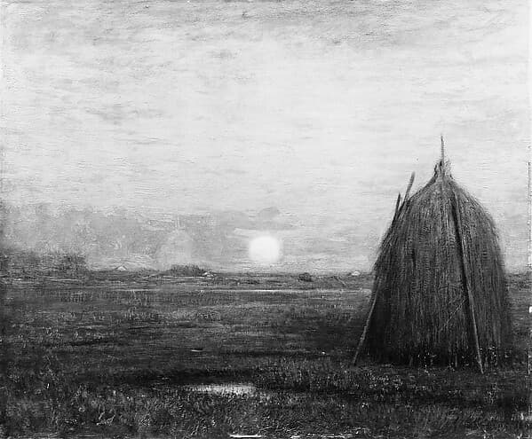Moonrise at Sunset, by Dwight William Tryon
