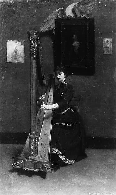 The Harp Player (A Solo), by Kenyon Cox