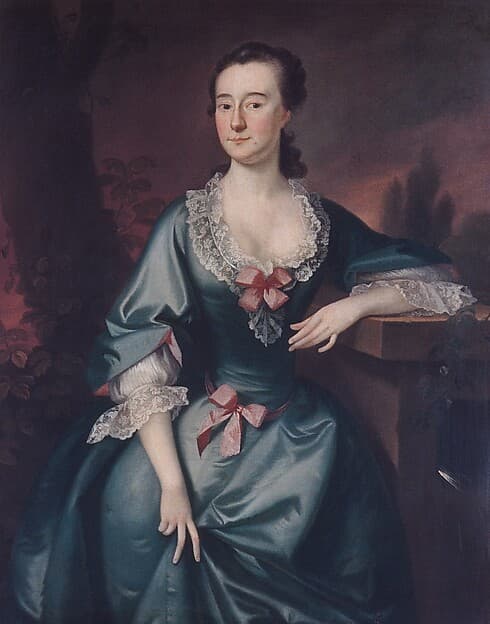 Mrs. David Chesebrough, by Joseph Blackburn