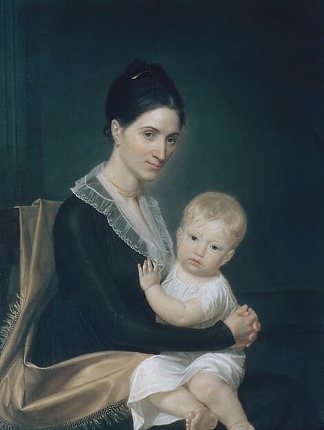 Mrs. Marinus Willett and Her Son Marinus, Jr., by John Vanderlyn