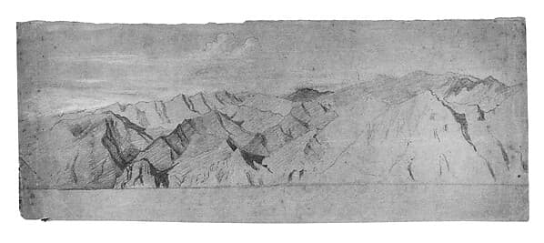 Landscape (Mountains), by Elihu Vedder