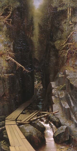 The Boulder and the Flume, by Ralph Albert Blakelock