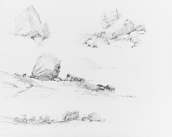 Study of Rocks, by John William Casilear