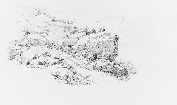 Study of Rocks, by John William Casilear