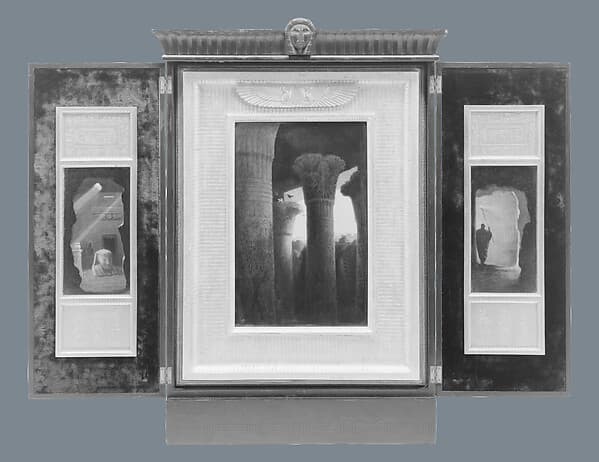 Egyptian Revival Triptych, by Sarah Freeman Clarke