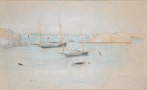 Boats, by Julian Alden Weir