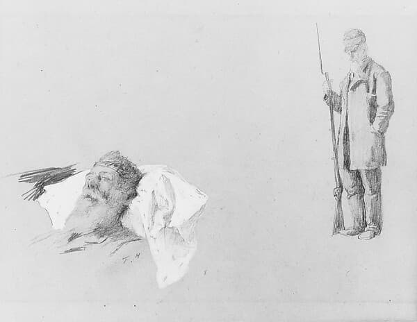 Study for "John Brown in Prison", by Thomas Hovenden