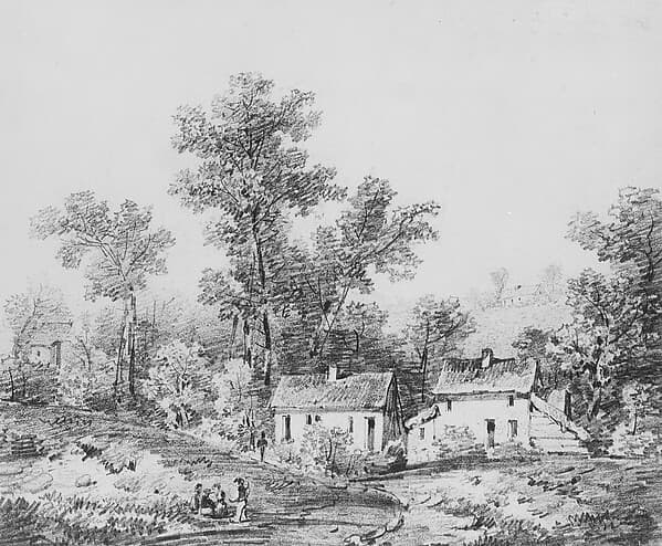 Farm Landscape (from McGuire Scrapbook), by Thomas Sidney Cooper