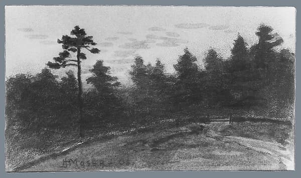 Landscape (from McGuire Scrapbook), by James Henry Moser