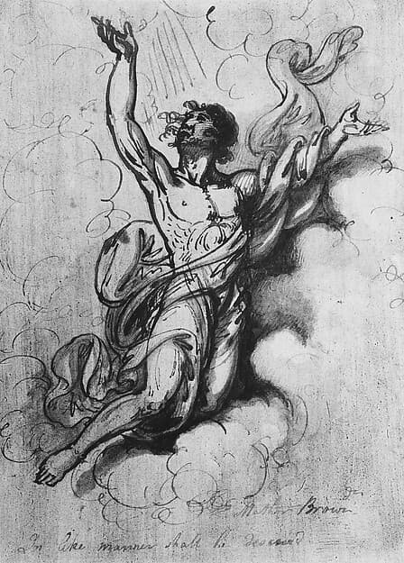 In Like Manner Shall He Descend, by Mather Brown