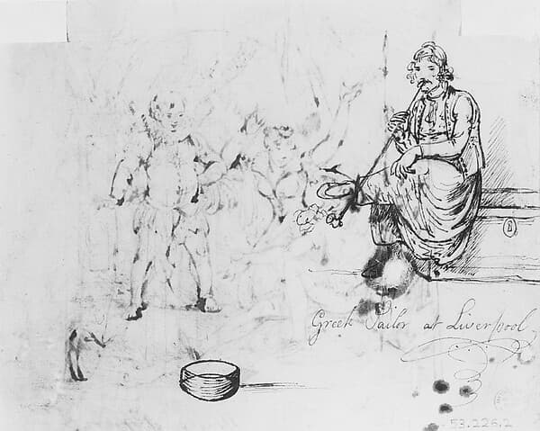 Greek Sailor at Liverpool, by Mather Brown