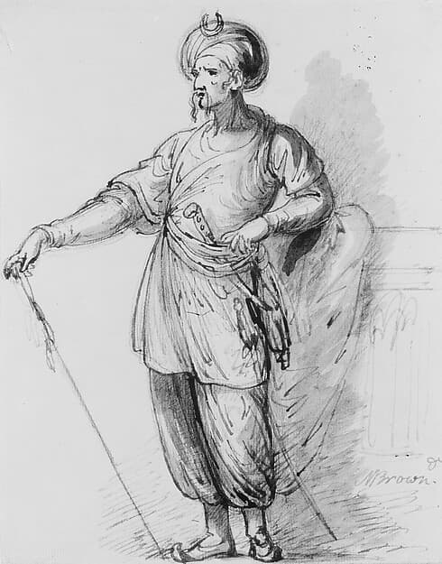 Figure in Eastern Costume, by Mather Brown