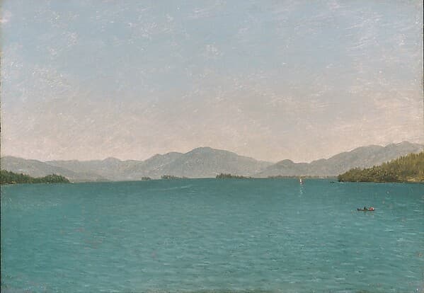 Lake George, Free Study, by John Frederick Kensett