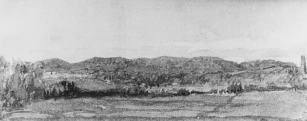 Three Views, No. 2: View near Oswego, New York, by John William Hill