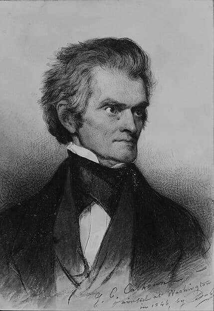 John C. Calhoun, by Savinien Edme Dubourjal