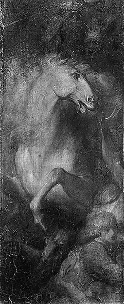 Benjamin West (fragment from a portrait), by James Green