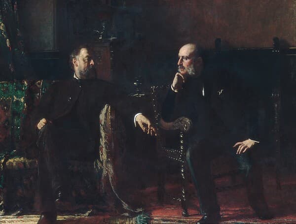 The Funding Bill, by Eastman Johnson
