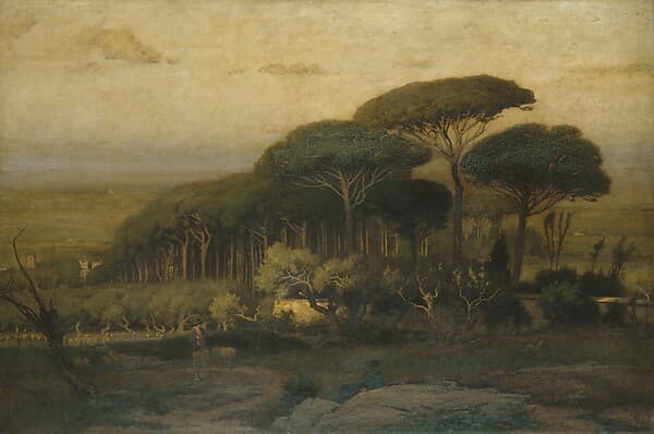 Pine Grove of the Barberini Villa, by George Inness