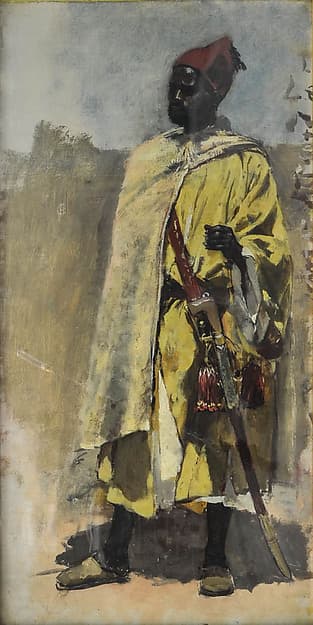 Moorish Guard, by Edwin Lord Weeks