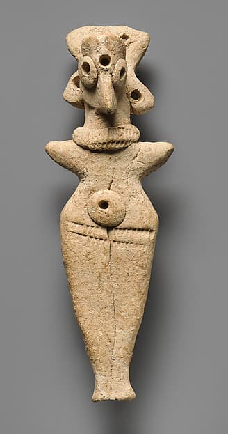 Nude female figure
