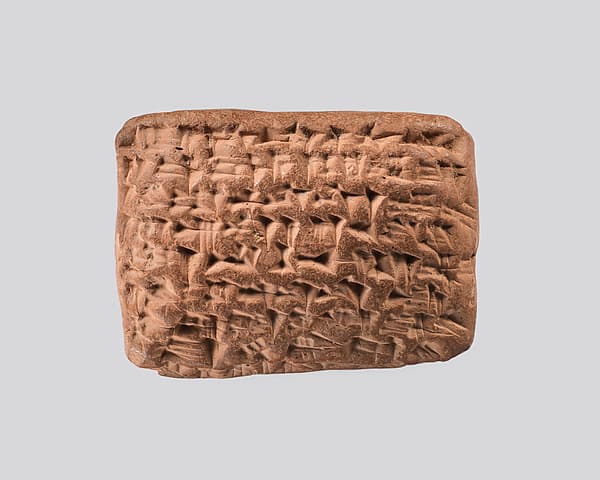 Cuneiform tablet: receipt by proxy for silver, Egibi archive
