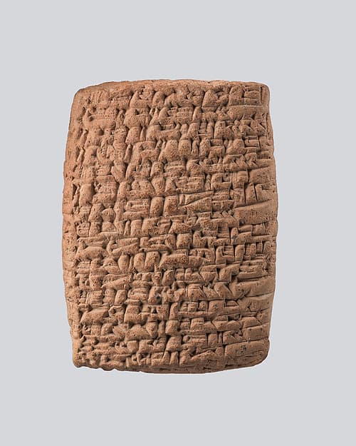 Cuneiform tablet: private letter