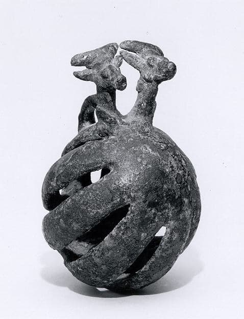 Openwork rattle bell