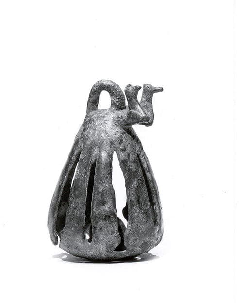 Openwork rattle bell