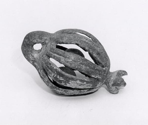 Openwork rattle bell