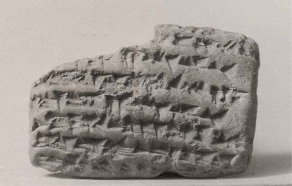 Cuneiform tablet: promissory note for barley